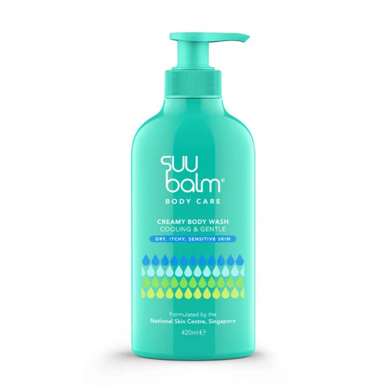 Suu Balm Dual Cooling & Moisturising Cream Body Wash 420ml
